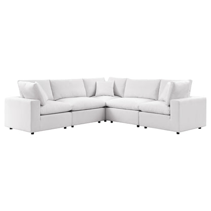 Modway Furniture Commix 5-Piece Outdoor Patio Sectional Sofa by Modway – EEI-5589-CHA
