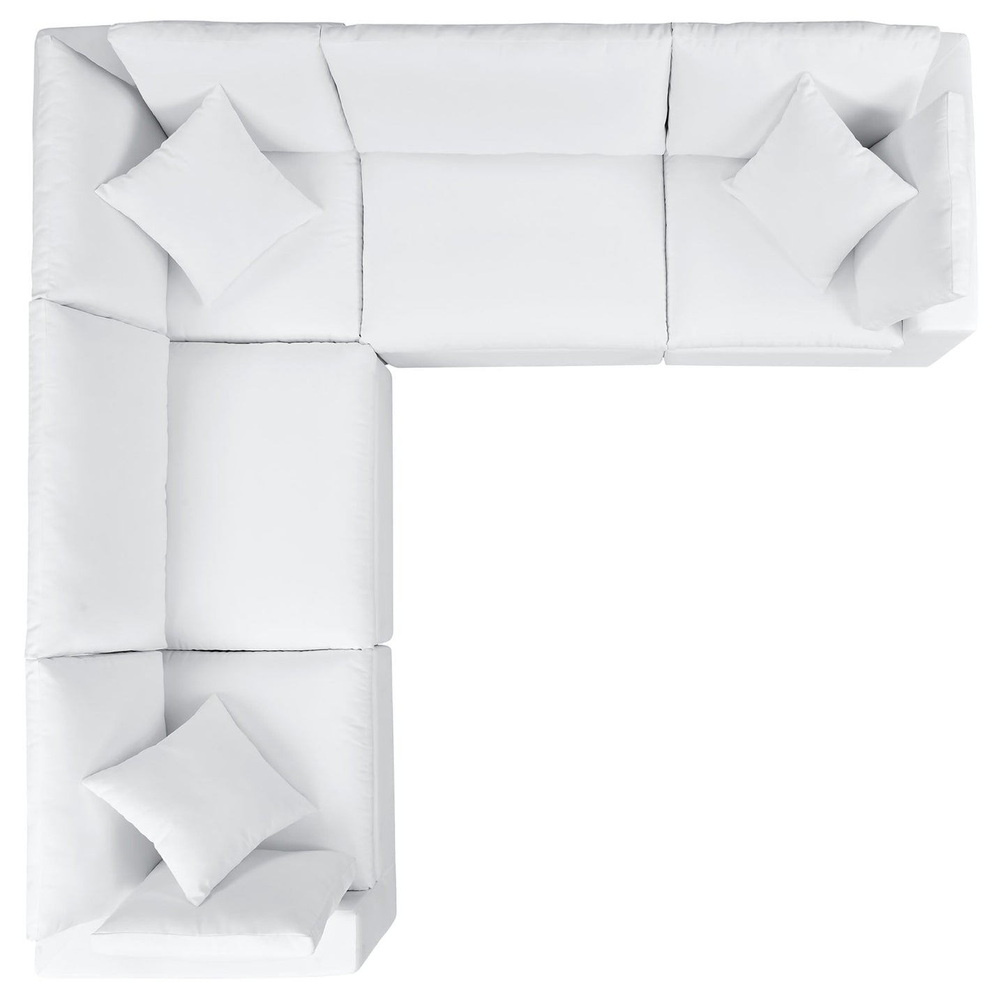 Modway Furniture Commix 5-Piece Sunbrella Outdoor Patio Sectional Sofa by Modway – EEI-5590