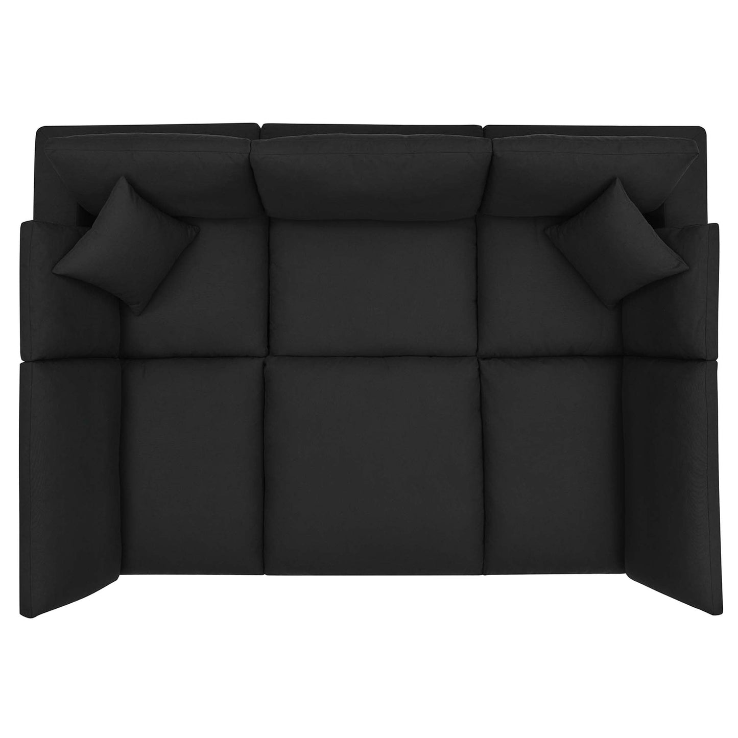 Modway Furniture Commix 6-Piece Down Filled Overstuffed Sectional Sofa by Modway – EEI-5761
