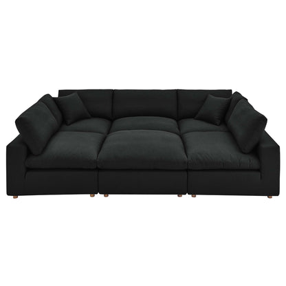 Modway Furniture Commix 6-Piece Down Filled Overstuffed Sectional Sofa by Modway – EEI-5761