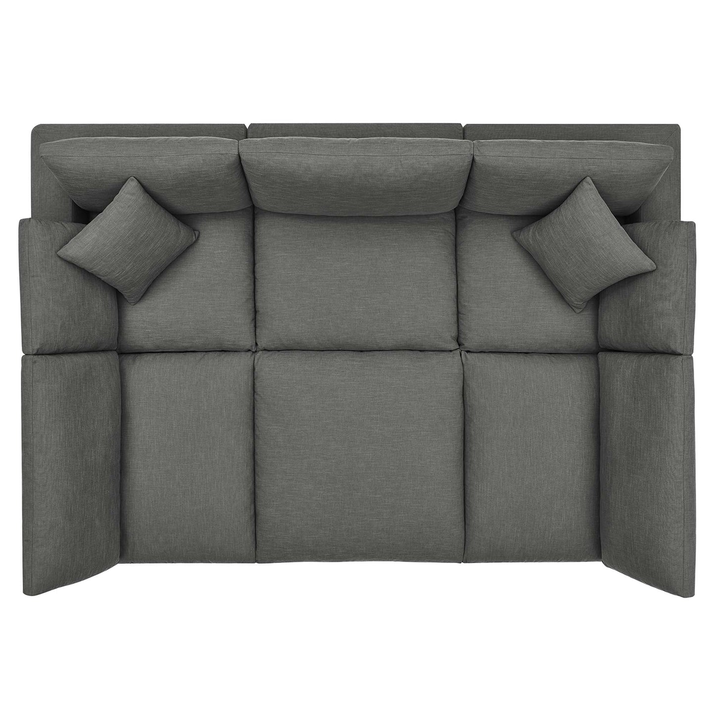 Modway Furniture Commix 6-Piece Down Filled Overstuffed Sectional Sofa by Modway – EEI-5761
