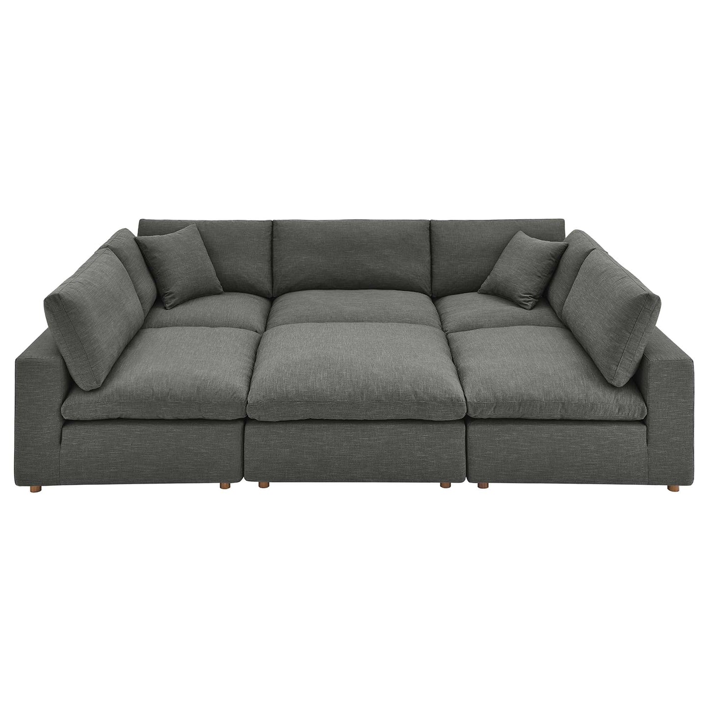 Modway Furniture Commix 6-Piece Down Filled Overstuffed Sectional Sofa by Modway – EEI-5761