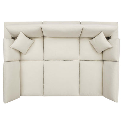 Modway Furniture Commix 6-Piece Down Filled Overstuffed Sectional Sofa by Modway – EEI-5761