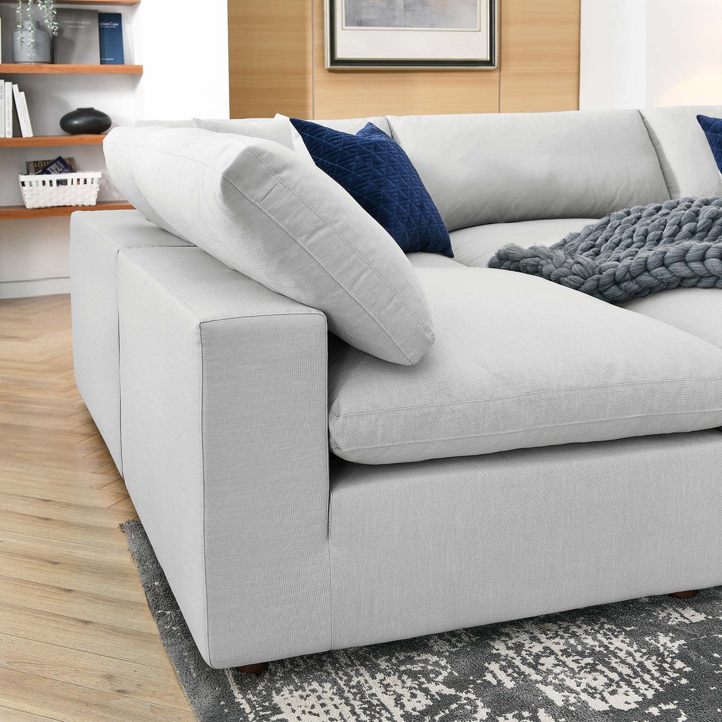 Modway Furniture Commix 6-Piece Down Filled Overstuffed Sectional Sofa by Modway – EEI-5761