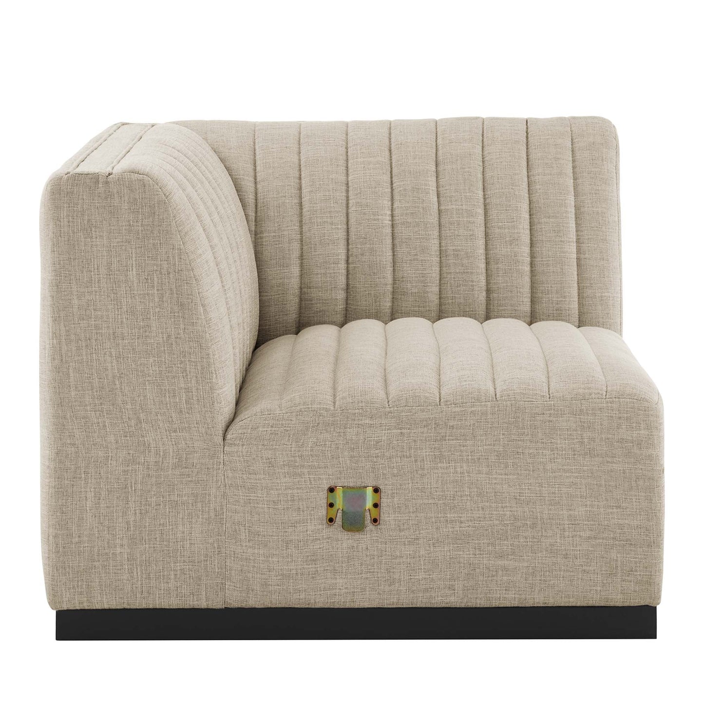 Modway Furniture Conjure 5-Piece Channel Tufted Upholstered Fabric Sectional by Modway – EEI-5796