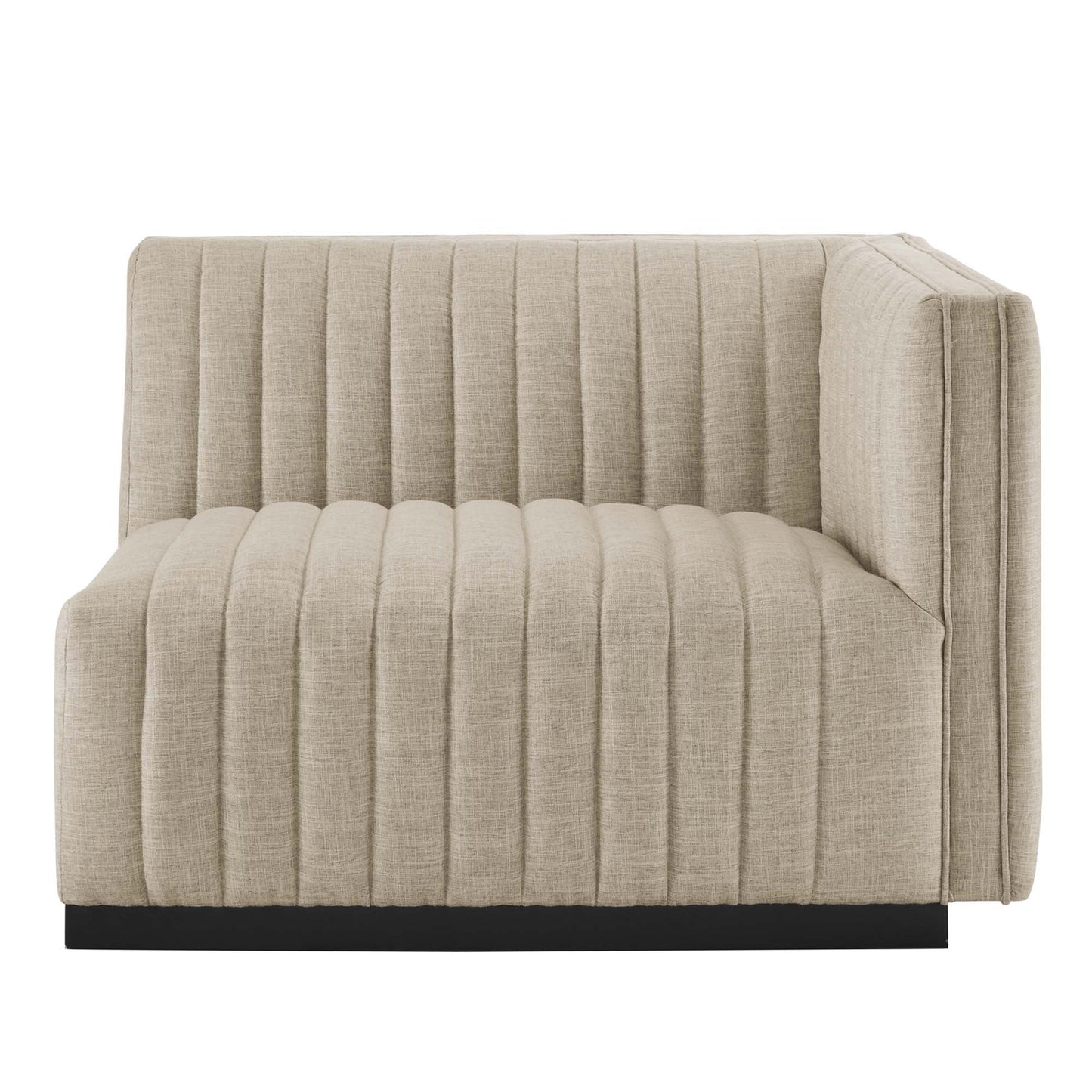 Modway Furniture Conjure 5-Piece Channel Tufted Upholstered Fabric Sectional by Modway – EEI-5796