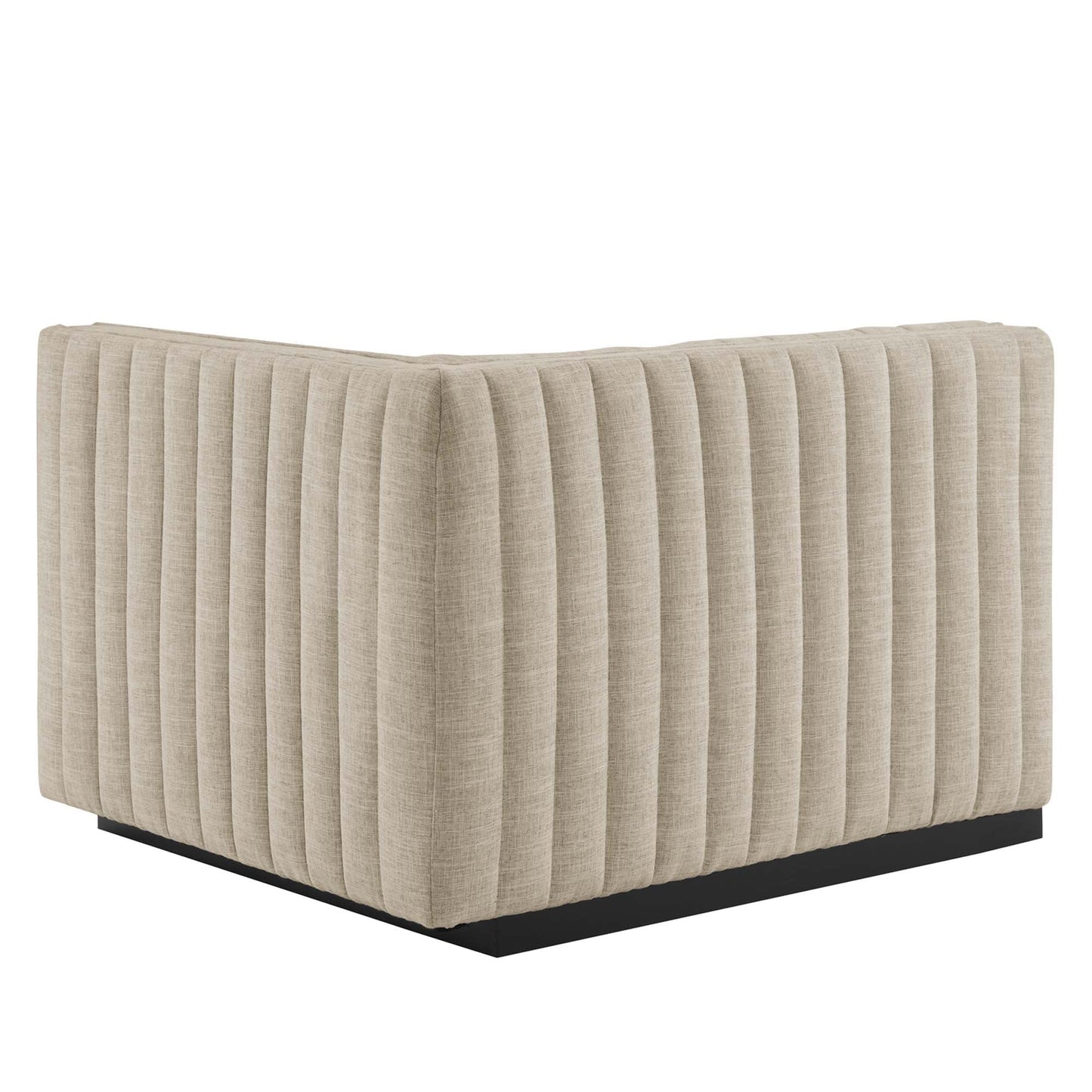 Modway Furniture Conjure 5-Piece Channel Tufted Upholstered Fabric Sectional by Modway – EEI-5796