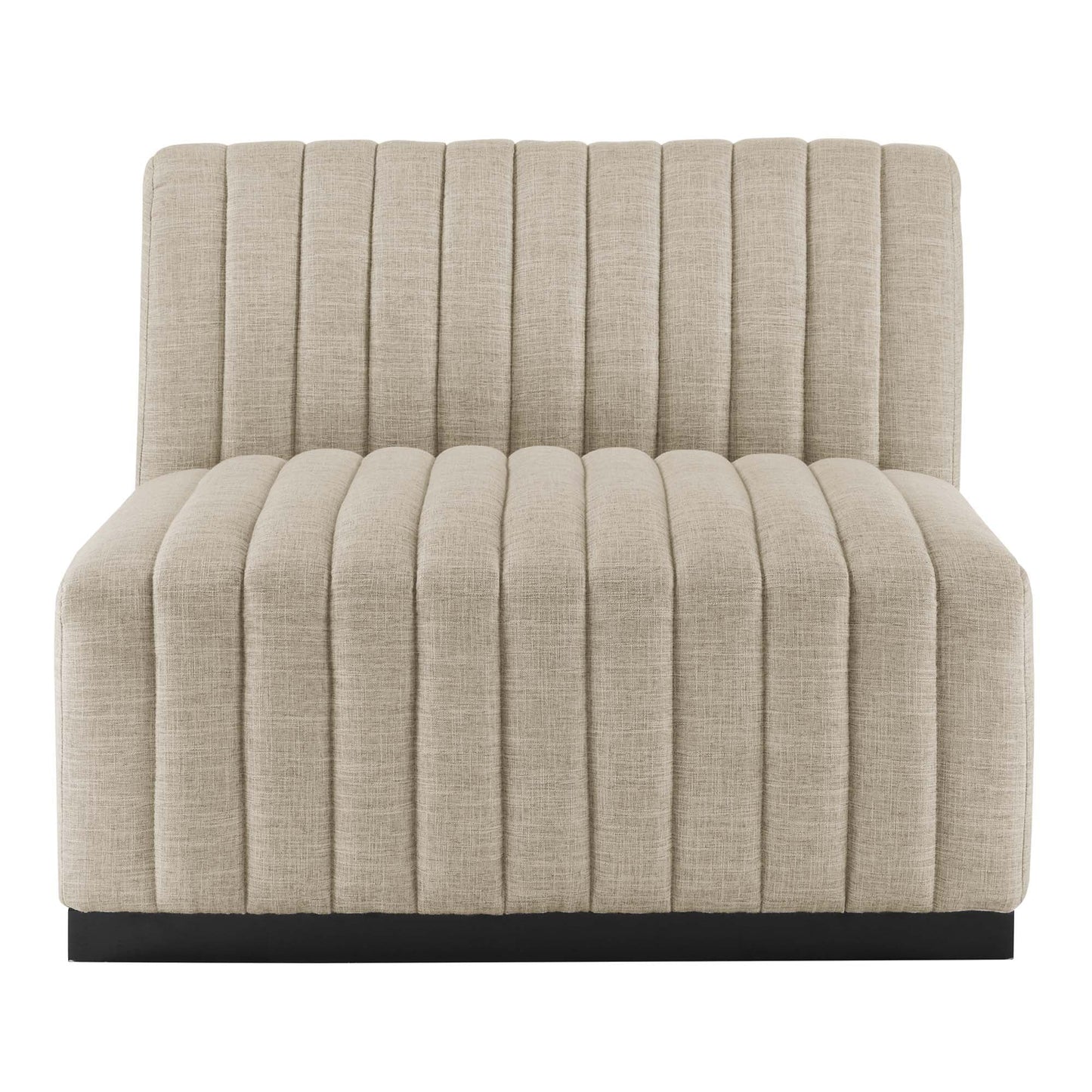 Modway Furniture Conjure 5-Piece Channel Tufted Upholstered Fabric Sectional by Modway – EEI-5796
