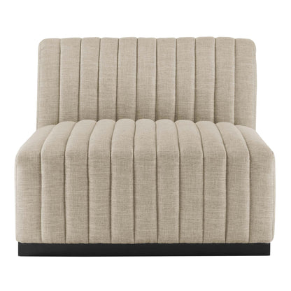 Modway Furniture Conjure 5-Piece Channel Tufted Upholstered Fabric Sectional by Modway – EEI-5796