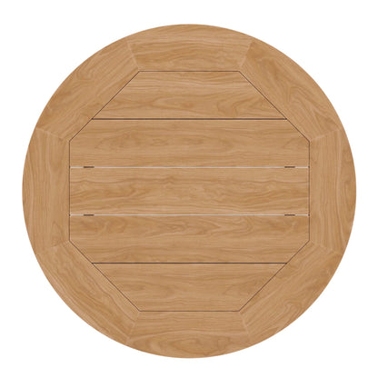 Modway Furniture Brisbane 3-Piece Teak Wood Outdoor Patio Set by Modway - EEI-5834-NAT-GRY