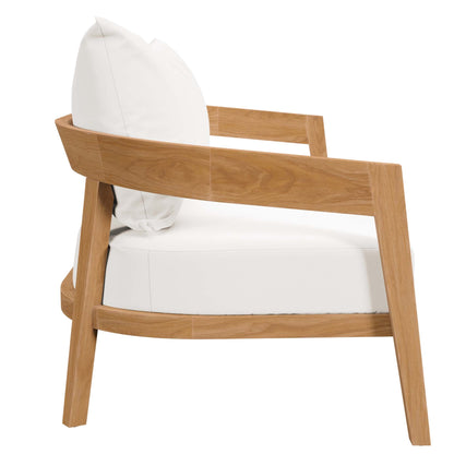 Modway Furniture Brisbane 3-Piece Teak Wood Outdoor Patio Set by Modway - EEI-5834-NAT-GRY