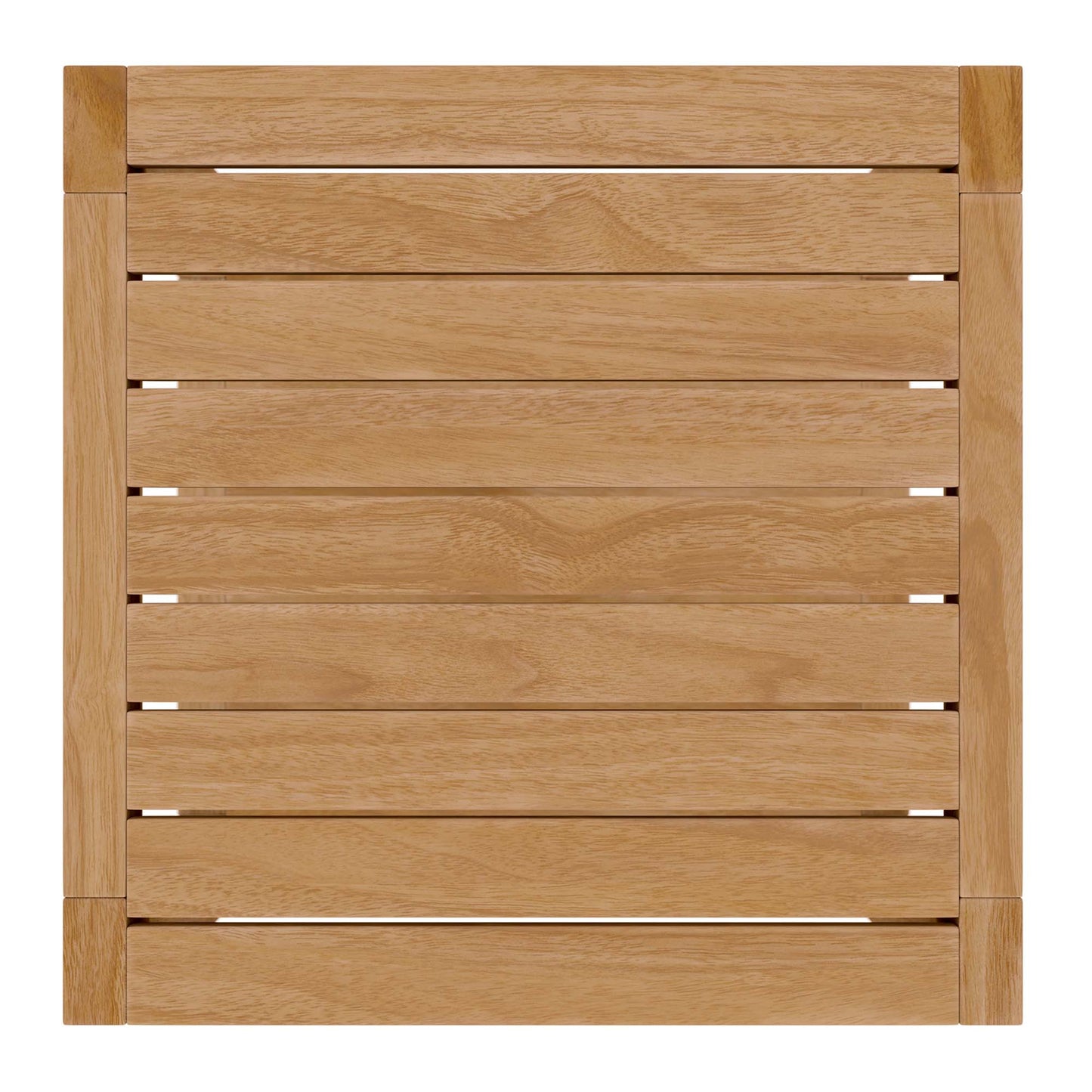 Modway Furniture Carlsbad 3-Piece Teak Wood Outdoor Patio Outdoor Patio Set - EEI-5838-NAT-GRY