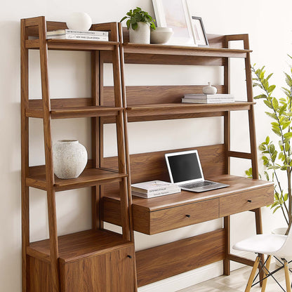Modway Furniture Bixby 2-Piece Wood Office Desk and Bookshelf - EEI-6111-OAK