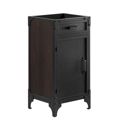 Modway furniture Steamforge Bathroom Vanity Basin Included - EEI-6413-WHI-BLK