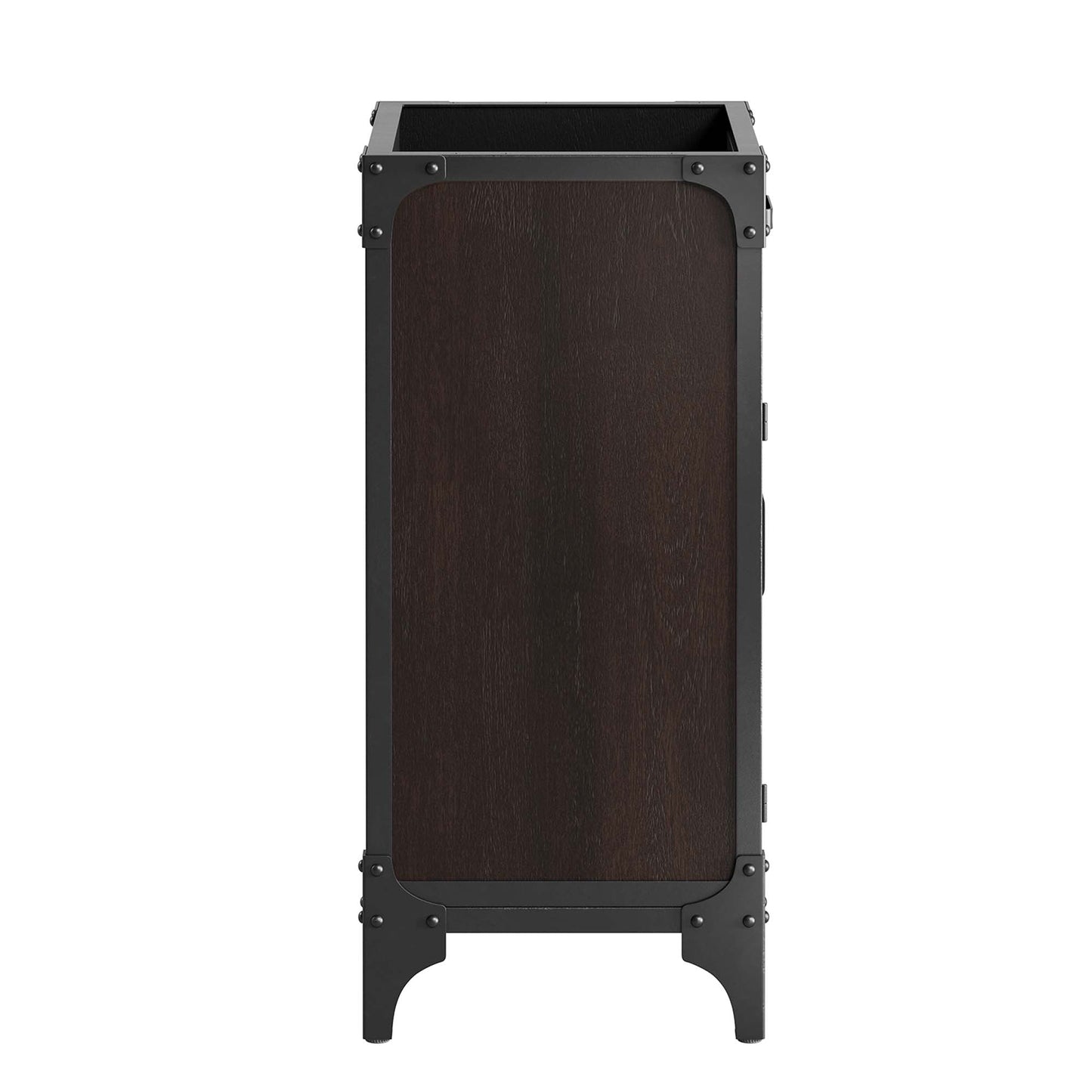 Modway furniture Steamforge Bathroom Vanity Basin Included - EEI-6413-WHI-BLK