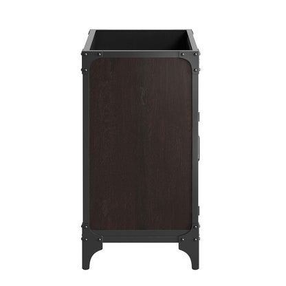 Modway furniture Steamforge Bathroom Vanity Basin Included - EEI-6413-WHI-BLK