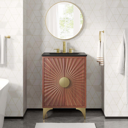 Modway furniture Daylight Bathroom Vanity Basin Included - EEI-6290-WHI-WAL