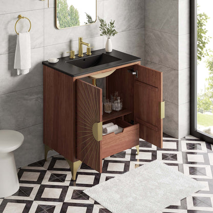 Modway furniture Daylight Bathroom Vanity Basin Included - EEI-6290-WHI-WAL
