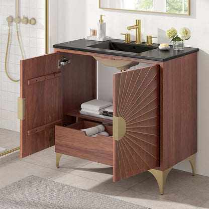 Modway furniture Daylight Bathroom Vanity Basin Included - EEI-6290-WHI-WAL