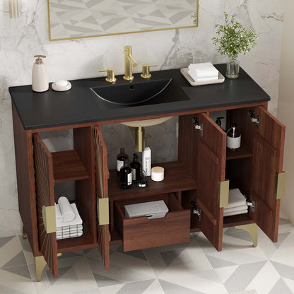 Modway furniture Daylight Bathroom Vanity Basin Included - EEI-6290-WHI-WAL