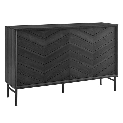 Modway Furniture 59" Harper Chevron Sideboard - EEI-6336-BLK