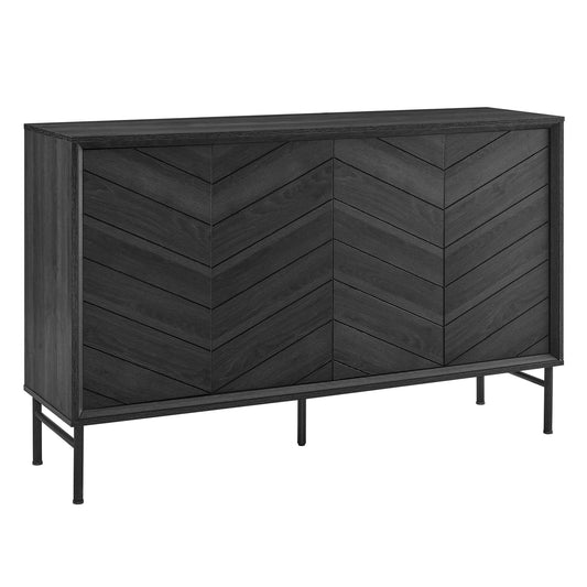 Modway Furniture 59" Harper Chevron Sideboard - EEI-6336-BLK