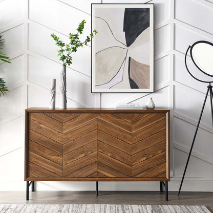 Modway Furniture 59" Harper Chevron Sideboard - EEI-6336-BLK