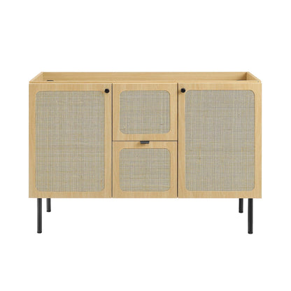 Modway furniture Chaucer 48" Bathroom Vanity with White Basin Included - EEI-6699-BLK-WHI