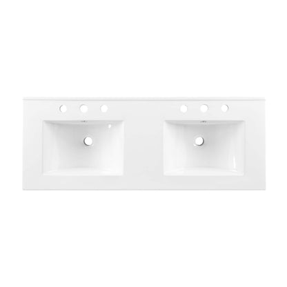 Modway furniture Chaucer 48" Bathroom Vanity with White Basin Included - EEI-6699-BLK-WHI
