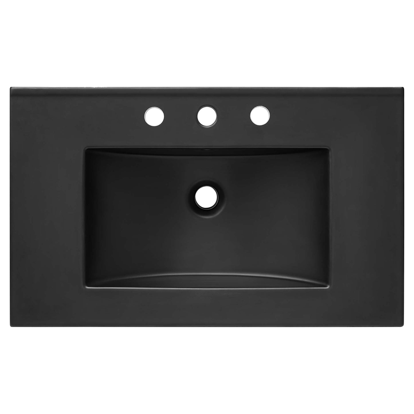 Modway furniture Soma Bathroom Vanity with Black Basin Included - EEI-6712-OAK-BLK