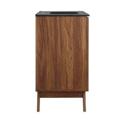 Modway furniture Soma Bathroom Vanity with Black Basin Included - EEI-6712-OAK-BLK