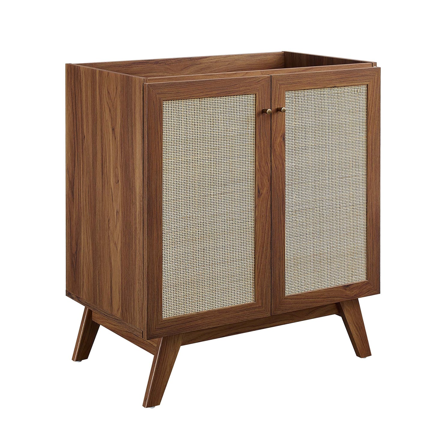 Modway furniture Soma Bathroom Vanity with Black Basin Included - EEI-6712-OAK-BLK