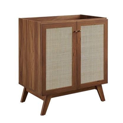 Modway furniture Soma Bathroom Vanity with Black Basin Included - EEI-6712-OAK-BLK