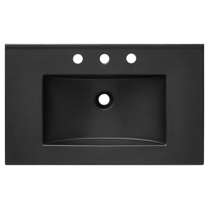 Modway furniture Soma Bathroom Vanity with Black Basin Included - EEI-6712-OAK-BLK