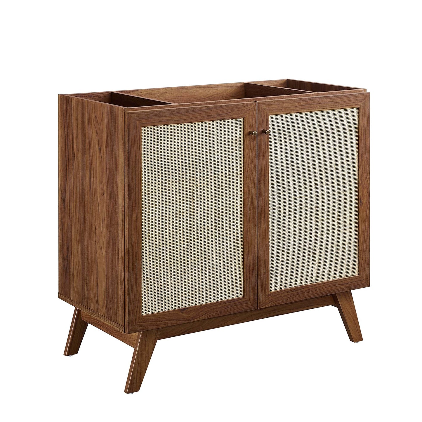 Modway furniture Soma Bathroom Vanity with Black Basin Included - EEI-6712-OAK-BLK