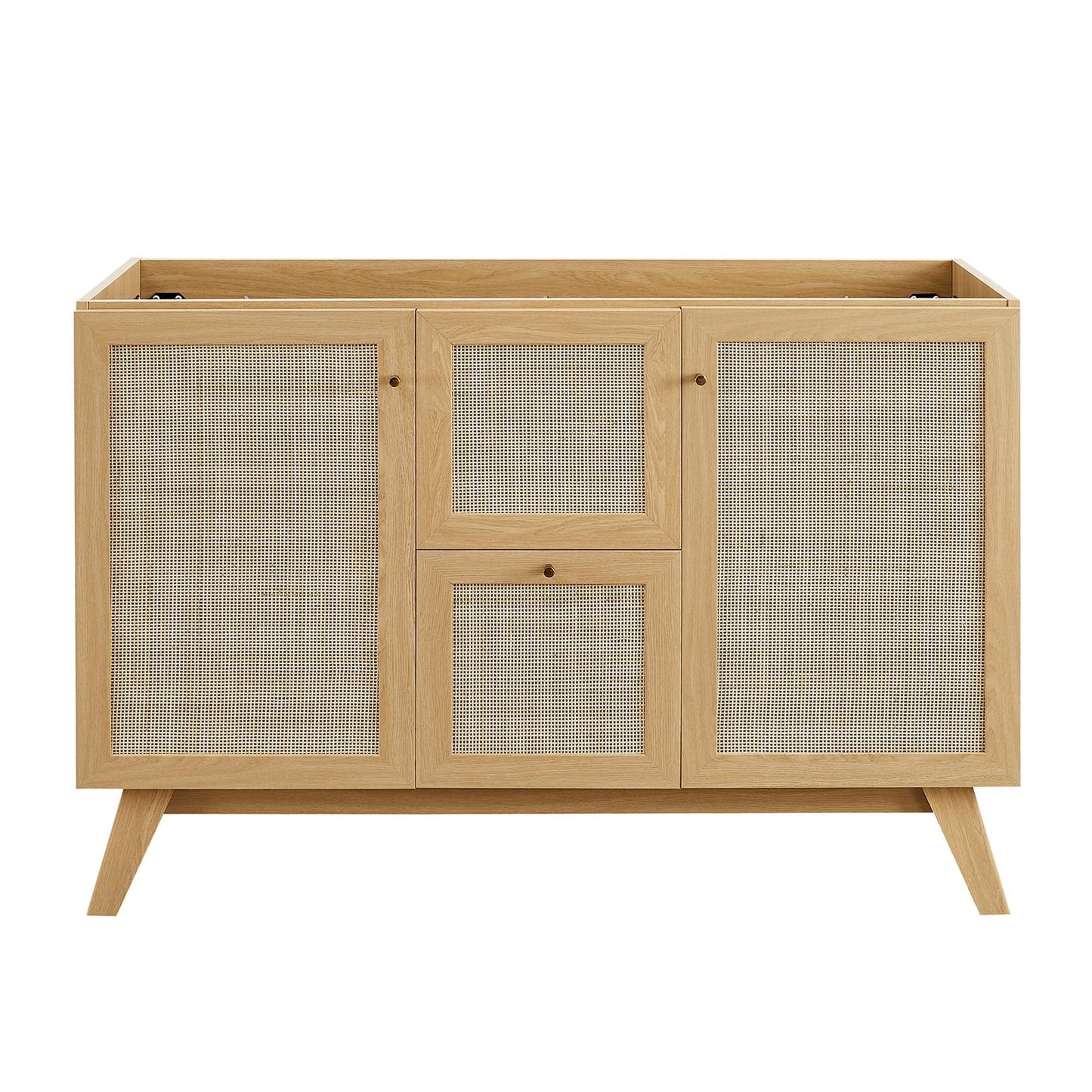 Modway furniture Soma Bathroom Vanity with White Basin Included - EEI-6711-OAK-WHI