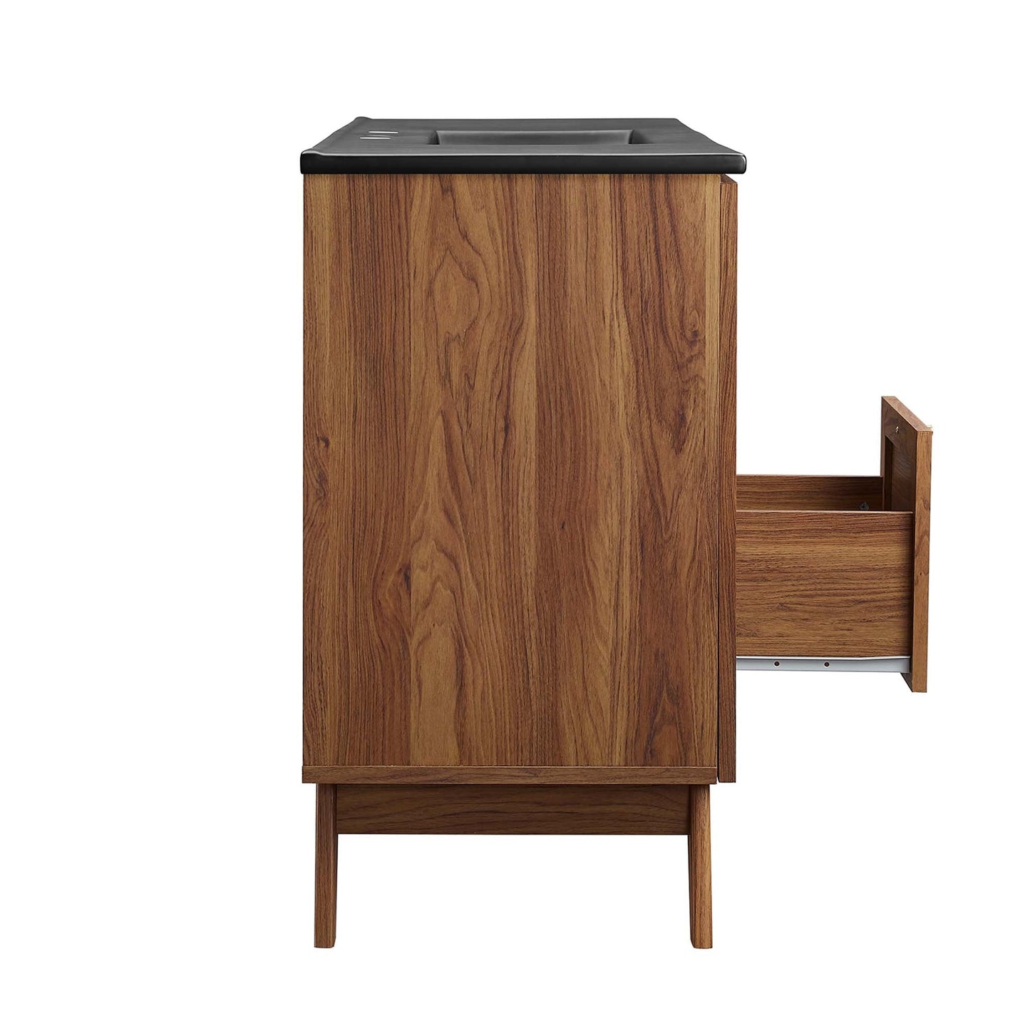 Modway furniture Soma Bathroom Vanity with Black Basin Included - EEI-6712-OAK-BLK