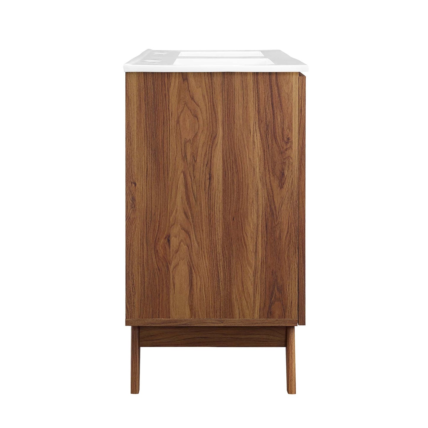 Modway furniture Soma Bathroom Vanity with White Basin Included - EEI-6711-OAK-WHI