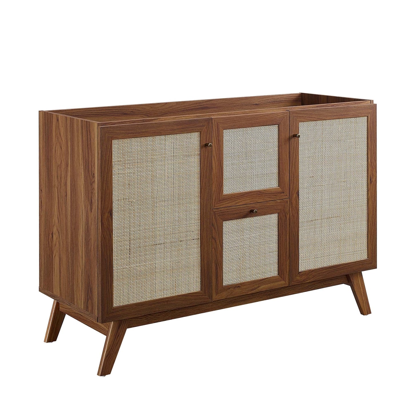 Modway furniture Soma Bathroom Vanity with White Basin Included - EEI-6711-OAK-WHI