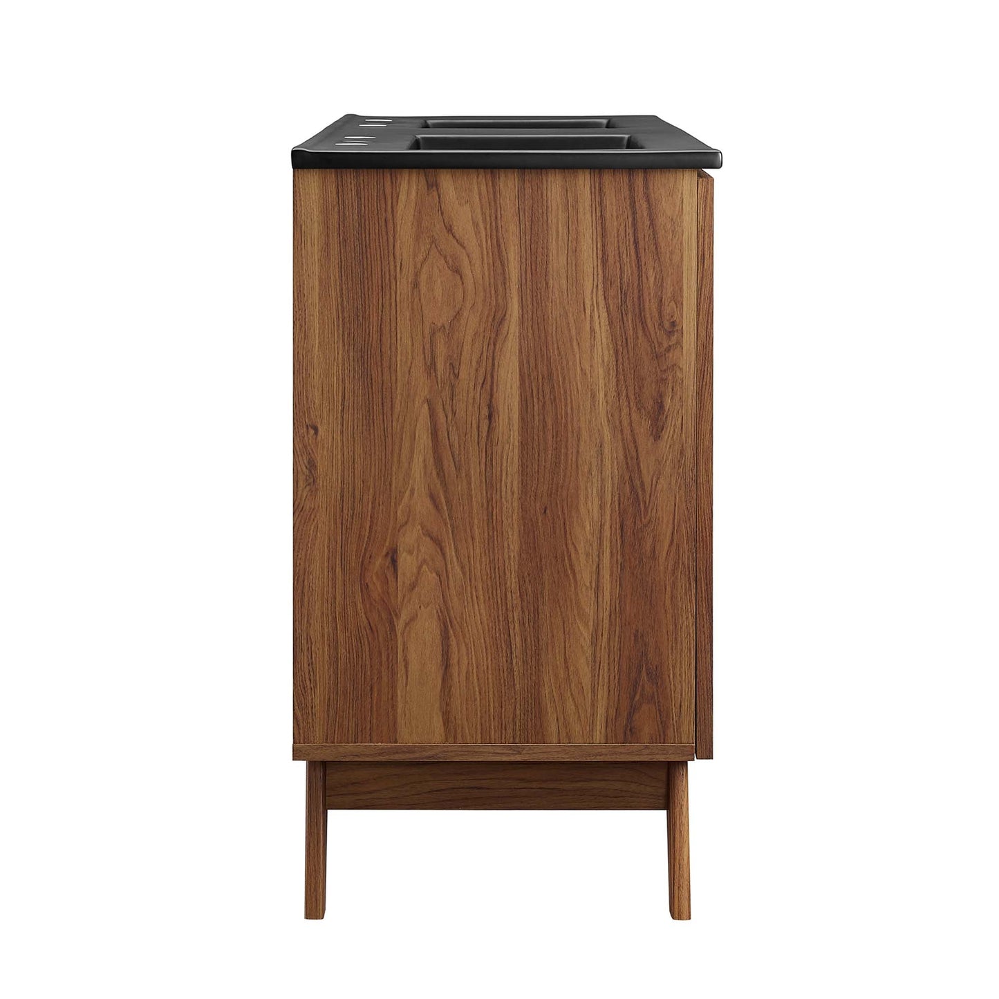 Modway furniture Soma Bathroom Vanity with Black Basin Included - EEI-6712-OAK-BLK