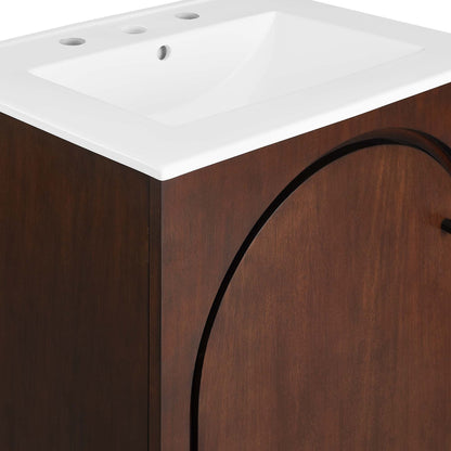 Modway furniture Appia Bathroom Vanity Basin Included - EEI-6788-OAK-WHI