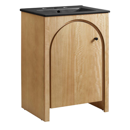 Modway furniture Appia Bathroom Vanity Basin Included - EEI-6788-OAK-WHI