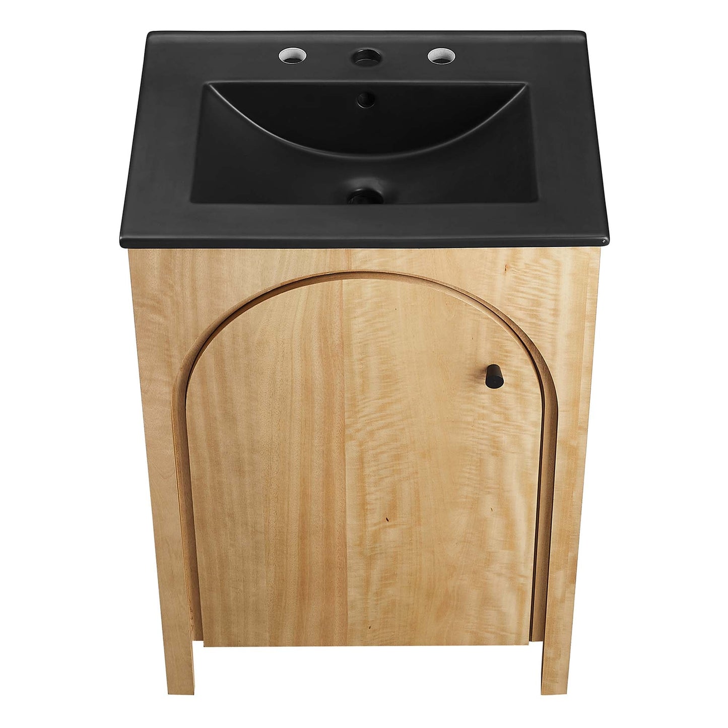 Modway furniture Appia Bathroom Vanity Basin Included - EEI-6788-OAK-WHI