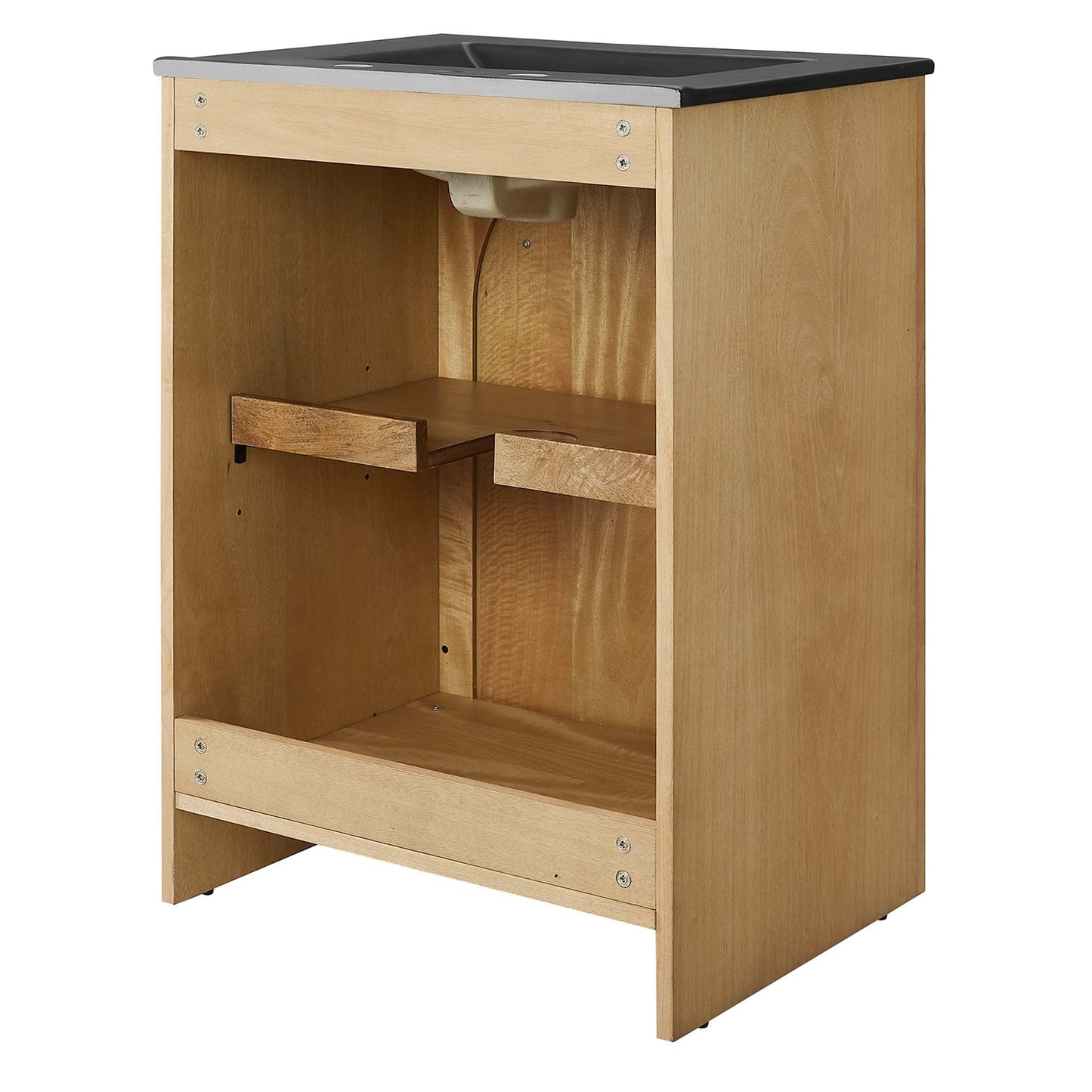 Modway furniture Appia Bathroom Vanity Basin Included - EEI-6788-OAK-WHI