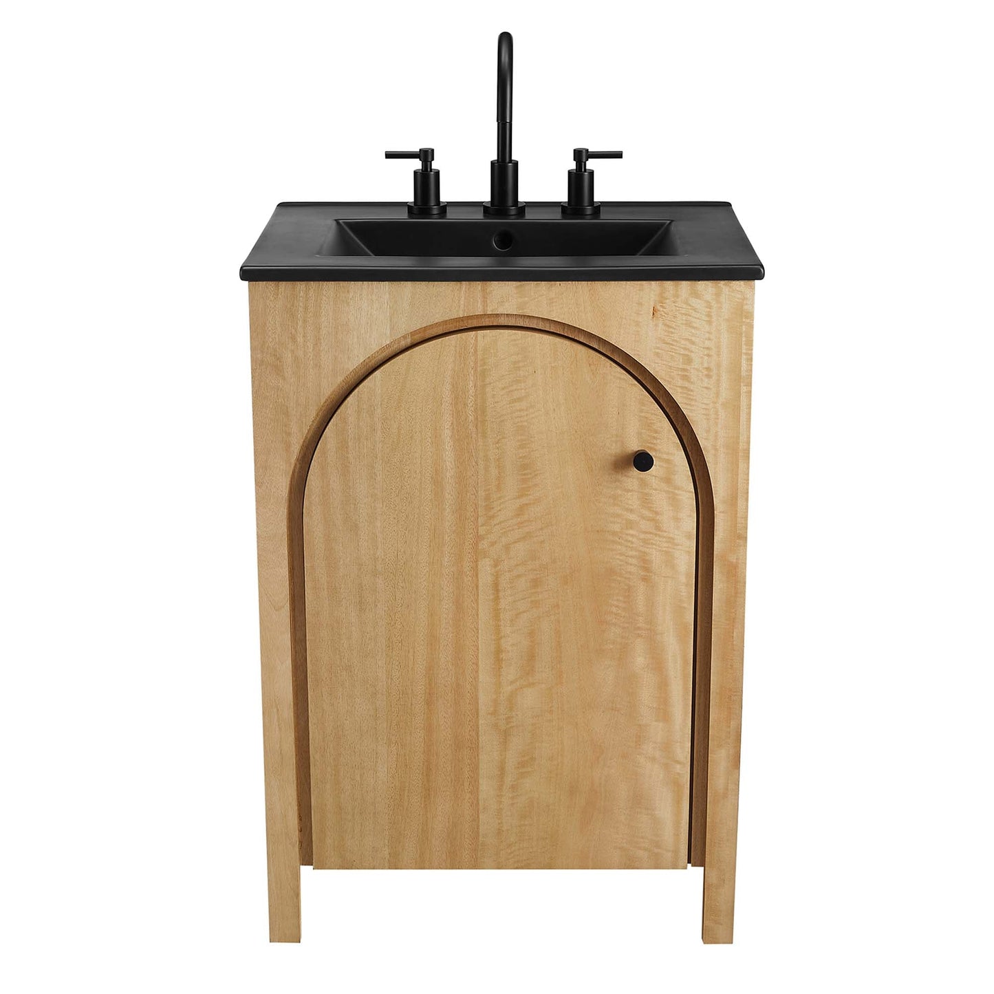 Modway furniture Appia Bathroom Vanity Basin Included - EEI-6788-OAK-WHI