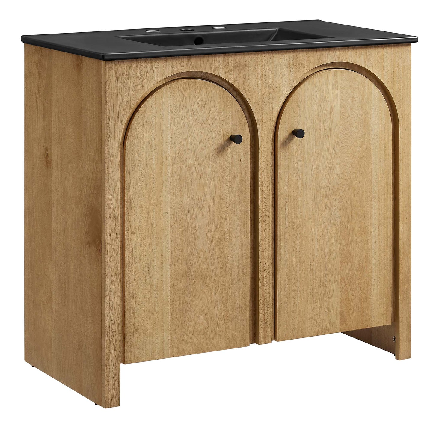 Modway furniture Appia Bathroom Vanity Basin Included - EEI-6788-OAK-WHI