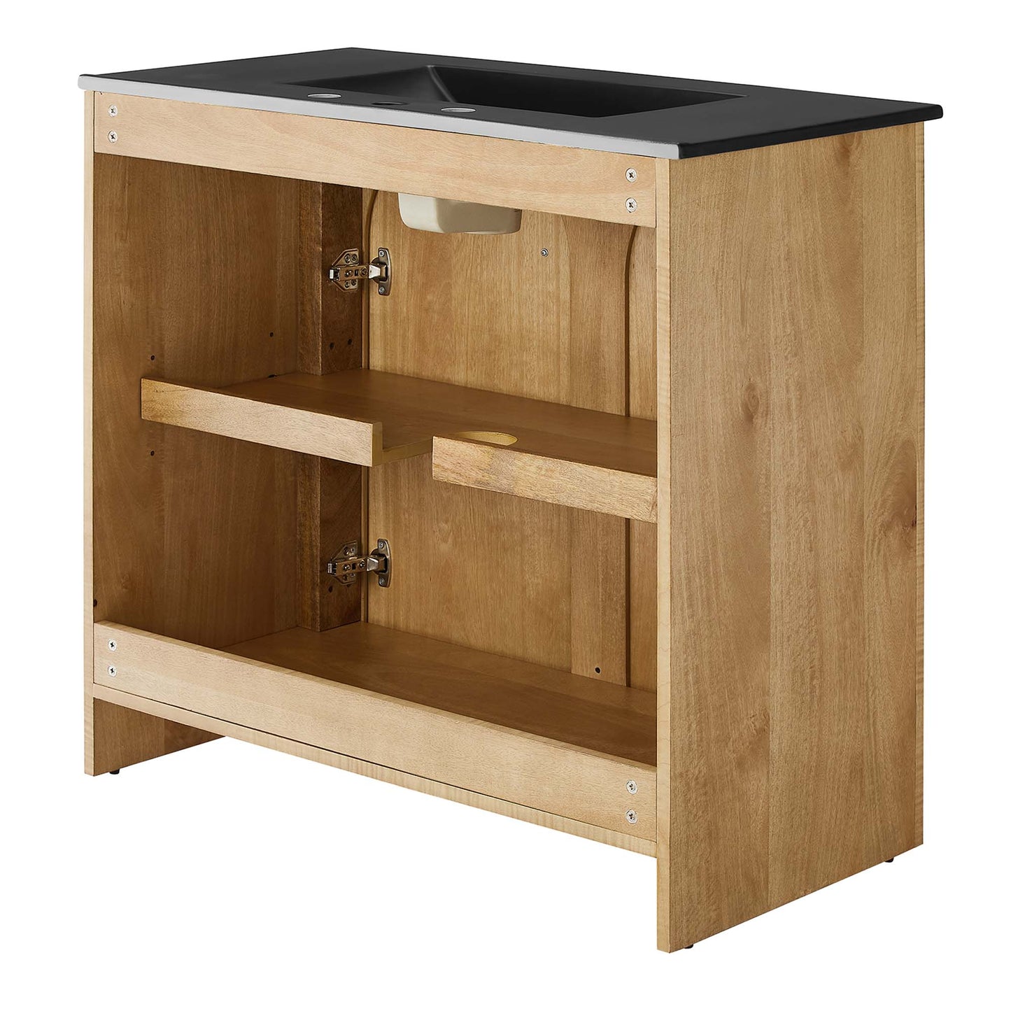 Modway furniture Appia Bathroom Vanity Basin Included - EEI-6788-OAK-WHI