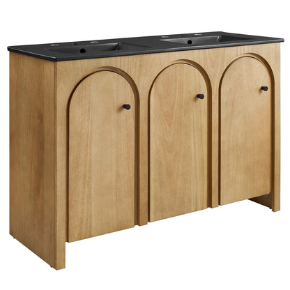 Modway furniture Appia Bathroom Vanity Basin Included - EEI-6788-OAK-WHI