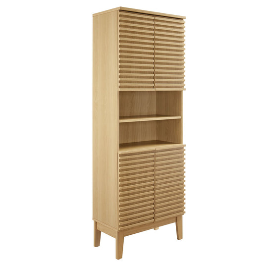 Modway furniture Render Tall Bathroom Storage Cabinet - EEI-6852-OAK