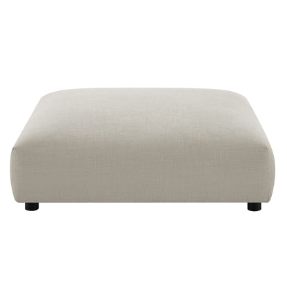 Modway Furniture Solace Modular Upholstered Armless Loveseat and Ottoman Set for Modern Comfort and Style - EEI-7031-SAL